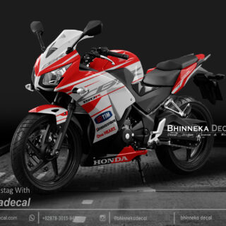 DECAL STICKER CBR K45 DESAIN RED ONE GRAFITY-006