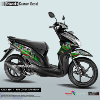 DECAL STICKER HONDA BEAT FI DESAIN KEROPY-010