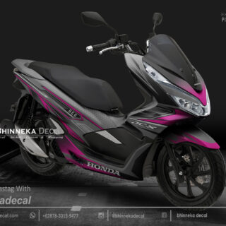 DECAL STICKER HONDA PCX 150 DESAIN PINK GRAFITY-014