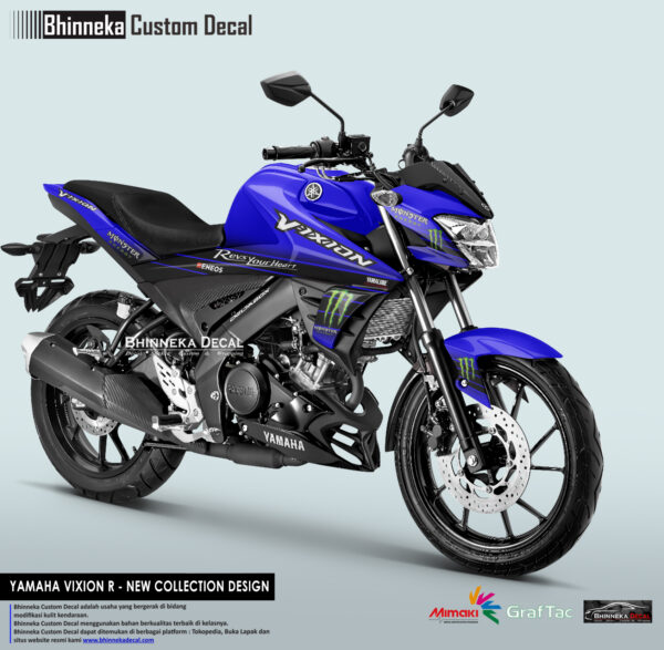 DECAL STICKER YAMAHA VIXION R MONSTER